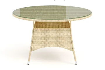 Thor Bord utomhus Rund 140 cm - Beige - Utemöbler & utemiljö - Utebord & trädgårdsbord - Matbord utomhus