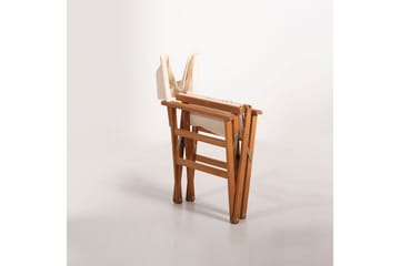 Trädgårdsbord & stolar (3 delar) Rathore Kräm - Cremevit - Utemöbler & utemiljö - Utebord & trädgårdsbord - Matbord utomhus