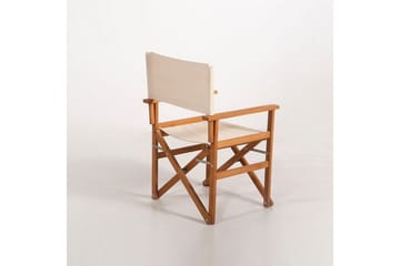 Trädgårdsbord & stolar (3 delar) Rathore Kräm - Cremevit - Utemöbler & utemiljö - Utebord & trädgårdsbord - Matbord utomhus