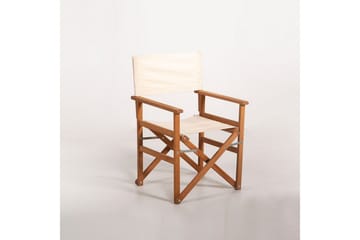 Trädgårdsbord & stolar (3 delar) Rathore Kräm - Cremevit - Utemöbler & utemiljö - Utebord & trädgårdsbord - Matbord utomhus