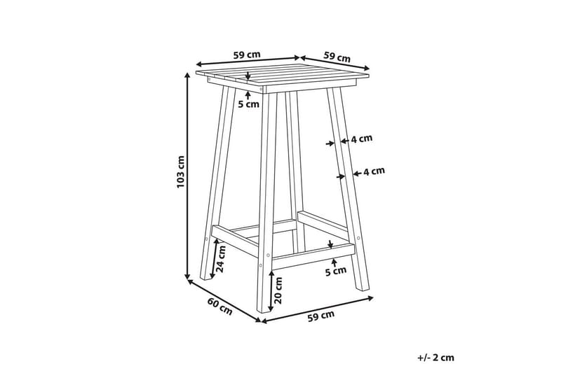 Trädgårdsbord Adirondack Blå - Blå - Utemöbler & utemiljö - Utebord & trädgårdsbord - Sidobord utomhus