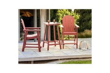Trädgårdsbord Adirondack Röd - Röd - Utemöbler & utemiljö - Utebord & trädgårdsbord - Sidobord utomhus