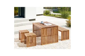 Trädgårdsbord Bellano 120x70x70 cm - 120x70x70 cm - Utemöbler & utemiljö - Utebord & trädgårdsbord - Matbord utomhus