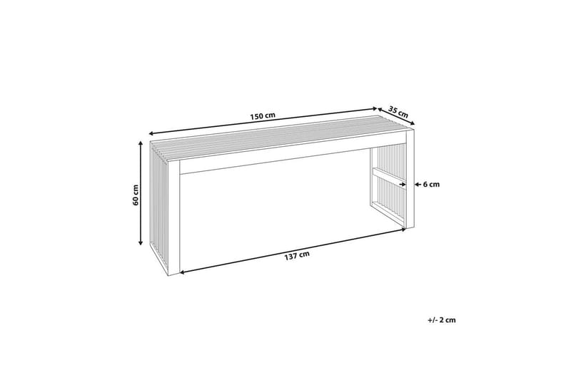 Trädgårdsbord Bellano 150x35x60 cm - 150x35x60 cm - Utemöbler & utemiljö - Utebord & trädgårdsbord - Matbord utomhus