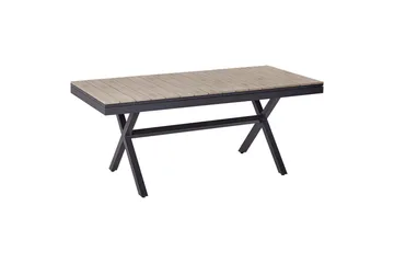 Trädgårdsbord Fanes Ljus trä/grå - Ljus trä/grå - Utemöbler & utemiljö - Utebord & trädgårdsbord - Matbord utomhus