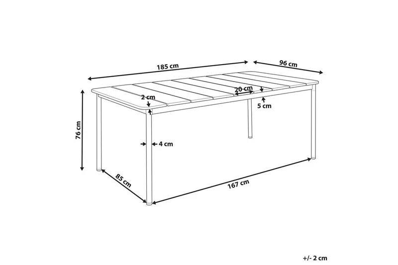 Trädgårdsbord Flavia - Utemöbler & utemiljö - Utebord & trädgårdsbord - Matbord utomhus