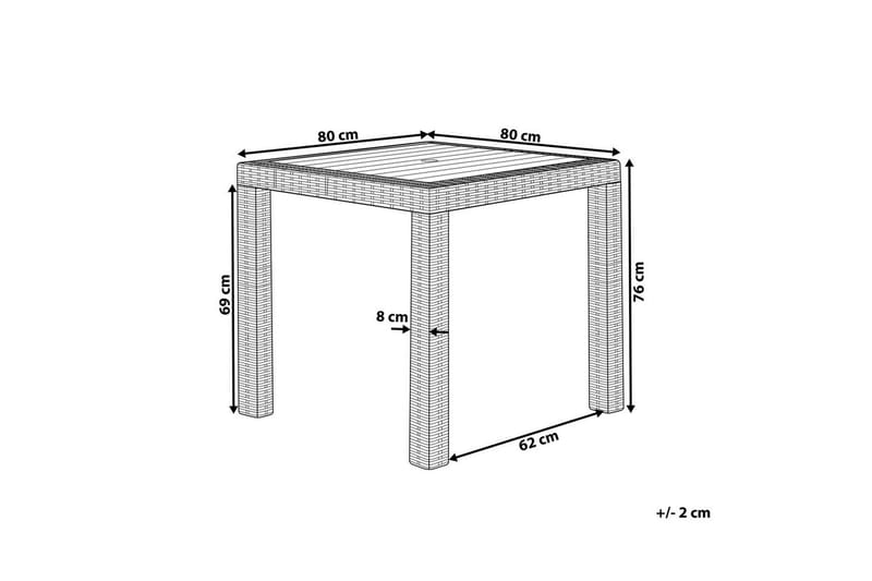 Trädgårdsbord Fossano - Utemöbler & utemiljö - Utebord & trädgårdsbord - Matbord utomhus