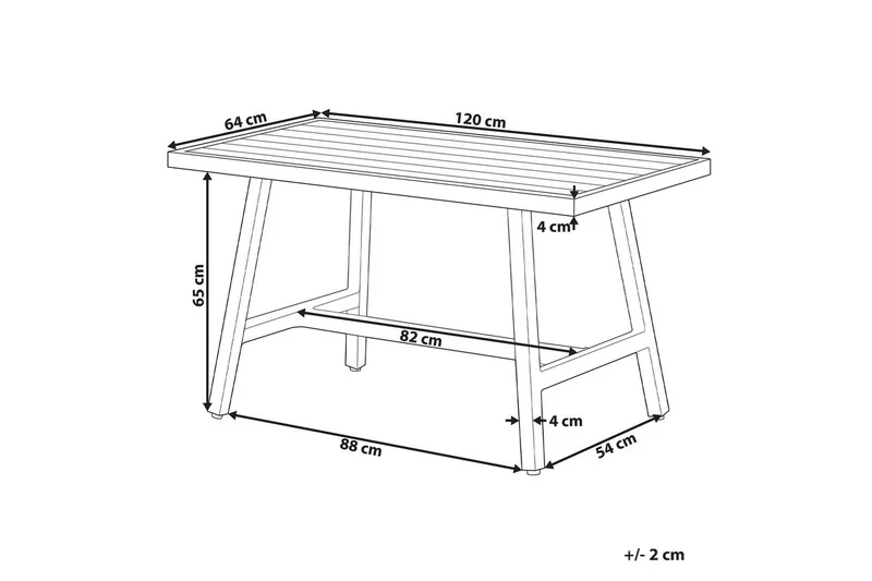 Trädgårdsbord Fratte - Utemöbler & utemiljö - Utebord & trädgårdsbord - Matbord utomhus