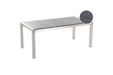 Trädgårdsbord Grosseto Grå/Silver, 90x180x74 cm - Grå/Silver/90x180x74 cm - Utemöbler & utemiljö - Utebord & trädgårdsbord - Matbord utomhus