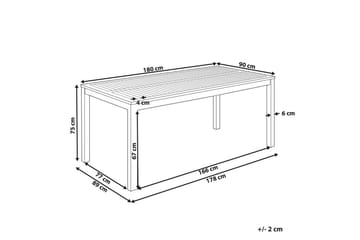 Trädgårdsbord Ombriano - Utemöbler & utemiljö - Utebord & trädgårdsbord - Matbord utomhus