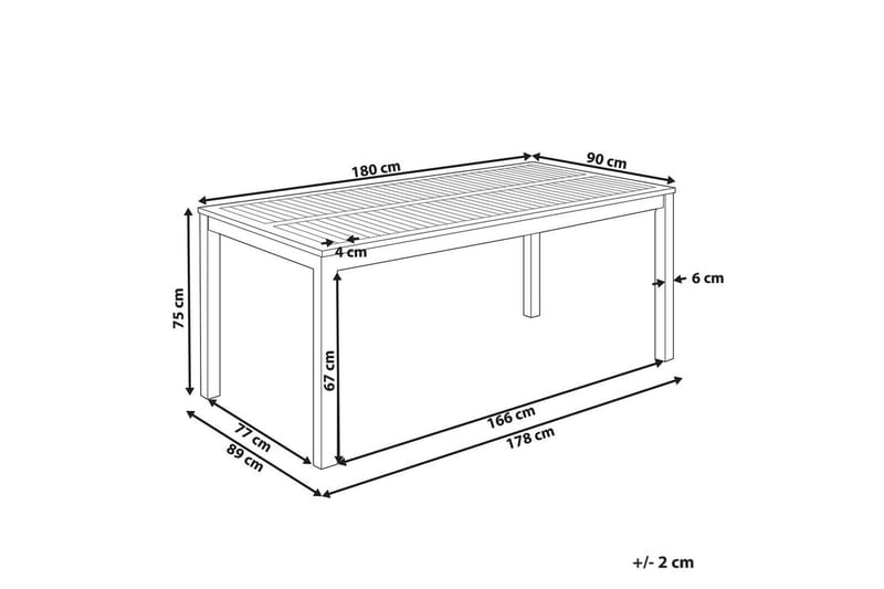 Trädgårdsbord Ombriano - Utemöbler & utemiljö - Utebord & trädgårdsbord - Matbord utomhus