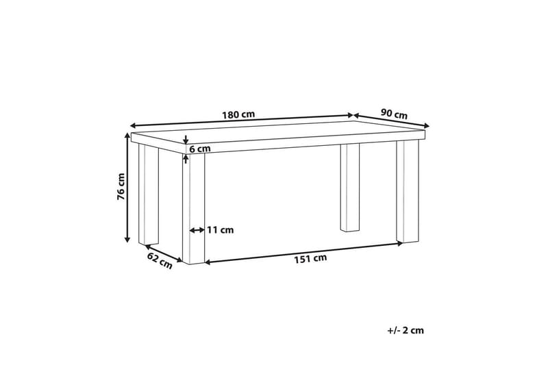 Trädgårdsbord Taranto - Utemöbler & utemiljö - Utebord & trädgårdsbord - Matbord utomhus