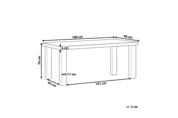 Trädgårdsbord Taranto - Utemöbler & utemiljö - Utebord & trädgårdsbord - Matbord utomhus