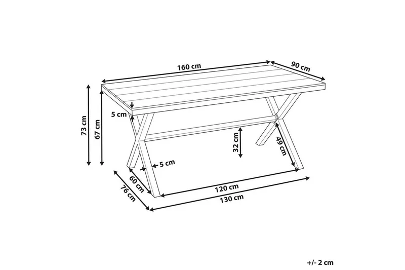 Trädgårdsbord Tiano - Utemöbler & utemiljö - Utebord & trädgårdsbord - Matbord utomhus
