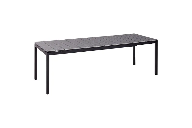 Trädgårdsbord Tofane Grå/svart, Grå/svart