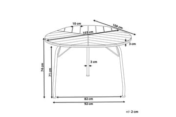 Trädgårdsbord Varenna - Utemöbler & utemiljö - Utebord & trädgårdsbord - Matbord utomhus
