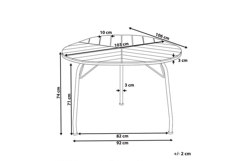 Trädgårdsbord Varenna - Utemöbler & utemiljö - Utebord & trädgårdsbord - Matbord utomhus