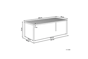 Trädgårdsbord Viareggio - Utemöbler & utemiljö - Utebord & trädgårdsbord - Matbord utomhus