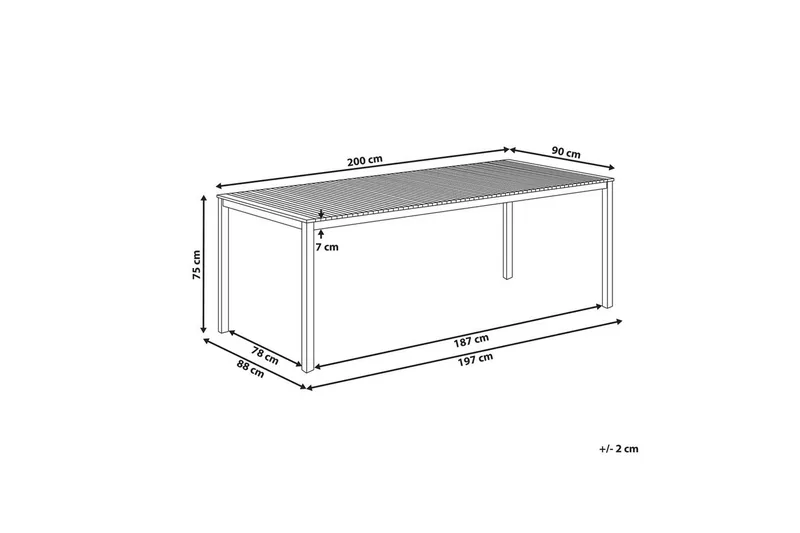 Trädgårdsbord Viareggio - Utemöbler & utemiljö - Utebord & trädgårdsbord - Matbord utomhus