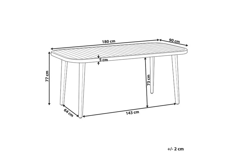 Trädgårdsbord Paraggi - Utemöbler & utemiljö - Utebord & trädgårdsbord - Matbord utomhus