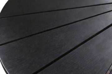 Tunis Matbord utomhus 120cm rund - Svart/Svart - Utemöbler & utemiljö - Utebord & trädgårdsbord - Matbord utomhus