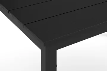 Tunis Matbord utomhus 140x90 cm rektangulärt - Svart/Svart - Utemöbler & utemiljö - Utebord & trädgårdsbord - Matbord utomhus