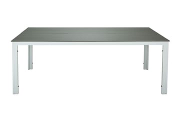Tunis Matbord utomhus 140x90 cm rektangulärt - Vit/Grå - Utemöbler & utemiljö - Utebord & trädgårdsbord - Matbord utomhus
