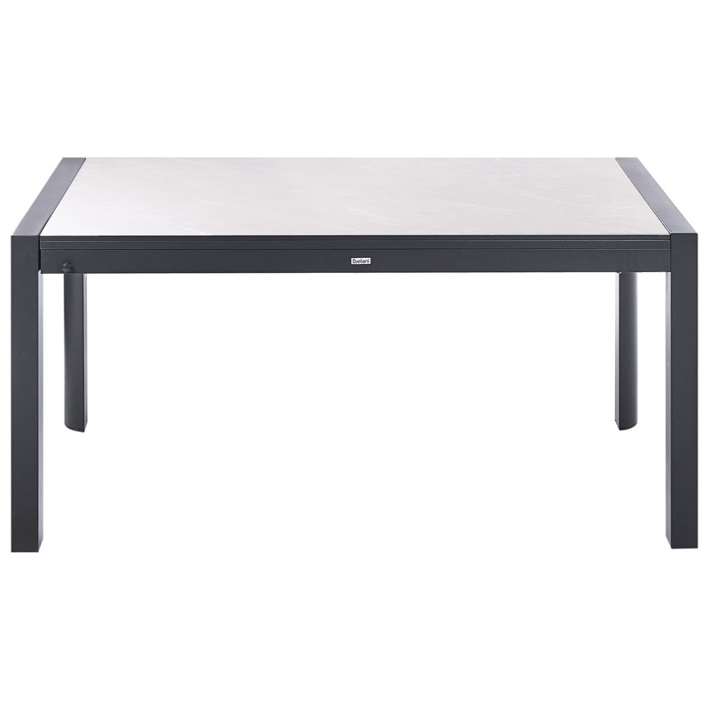 Utdragbart Matbord utomhus Binasco 160/220 cm - Beige/Svart - Utemöbler & utemiljö - Utebord & trädgårdsbord - Matbord utomhus