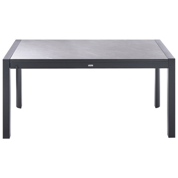 Utdragbart Matbord utomhus Binasco 90x160/220 cm - Grå/Svart - Utemöbler & utemiljö - Utebord & trädgårdsbord - Matbord utomhus