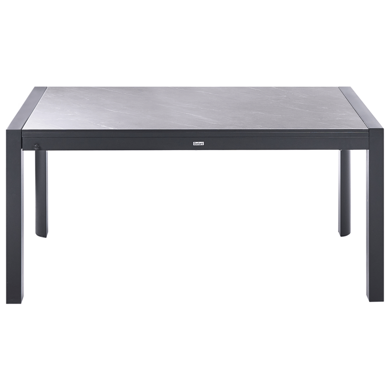 Utdragbart Matbord utomhus Binasco 90x160/220 cm - Grå/Svart - Utemöbler & utemiljö - Utebord & trädgårdsbord - Matbord utomhus