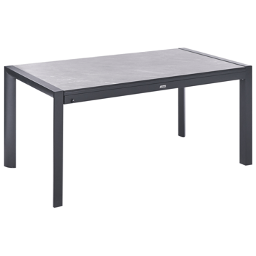 Utdragbart Matbord utomhus Binasco 90x160/220 cm - Grå/Svart - Utemöbler & utemiljö - Utebord & trädgårdsbord - Matbord utomhus
