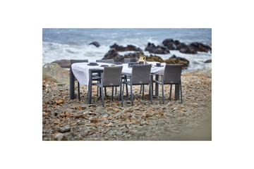 Utebord Hillerstorp Borgdala 220/340 x 107 x H75,5 cm Grå - Utemöbler & utemiljö - Utebord & trädgårdsbord - Matbord utomhus