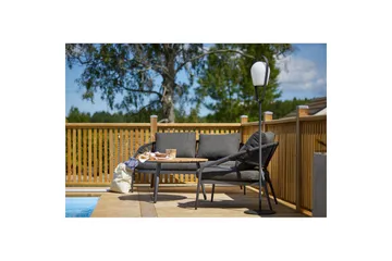 Utebord Hillerstorp Ekeryd Ø80 cm Natur - Utemöbler & utemiljö - Utebord & trädgårdsbord - Loungebord & soffbord utomhus