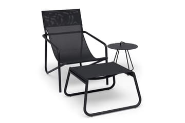 Utebord Hillerstorp Sandholma Ø44 cm Svart - Svart - Utemöbler & utemiljö - Utebord & trädgårdsbord - Sidobord utomhus