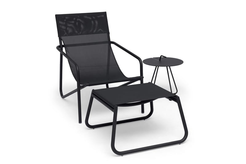 Utebord Hillerstorp Sandholma Ø44 cm Svart - Svart - Utemöbler & utemiljö - Utebord & trädgårdsbord - Sidobord utomhus