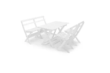 Utebord Hillerstorp Torpet Utebord 109x67 cm Vit - Vit - Utemöbler & utemiljö - Utebord & trädgårdsbord - Matbord utomhus