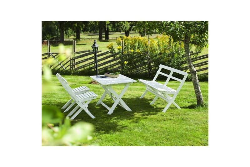 Utebord Hillerstorp Torpet Utebord 109x67 cm Vit - Vit - Utemöbler & utemiljö - Utebord & trädgårdsbord - Matbord utomhus