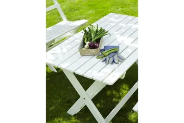 Utebord Hillerstorp Torpet Utebord 109x67 cm Vit - Vit - Utemöbler & utemiljö - Utebord & trädgårdsbord - Matbord utomhus