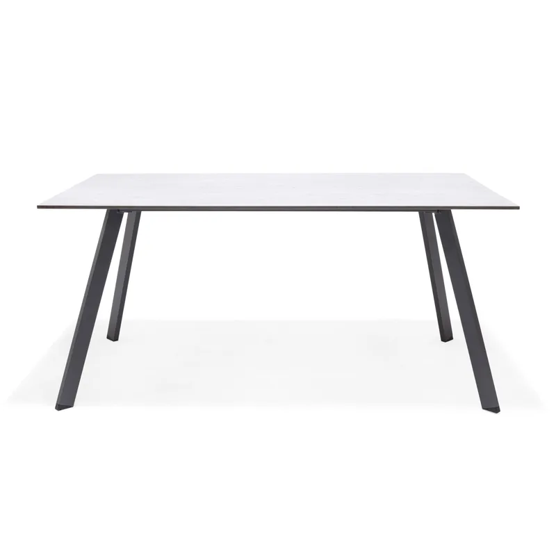 Utebord OPAL rektangulärt 160 cm - grå - Utemöbler & utemiljö - Utebord & trädgårdsbord - Matbord utomhus