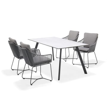 Utebord OPAL rektangulärt 160 cm - grå - Utemöbler & utemiljö - Utebord & trädgårdsbord - Matbord utomhus