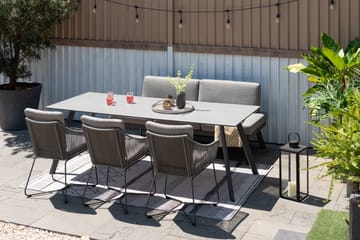 Utebord OPAL rektangulärt 220 cm - grå - Utemöbler & utemiljö - Utebord & trädgårdsbord - Matbord utomhus