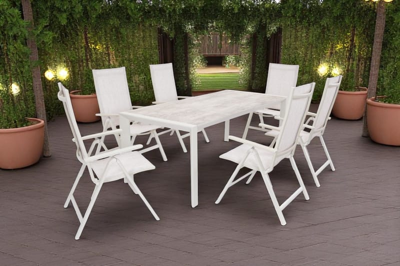 Utebord Palermo, utdragbart 200-300*100 cm - beige - Utemöbler & utemiljö - Utebord & trädgårdsbord - Matbord utomhus