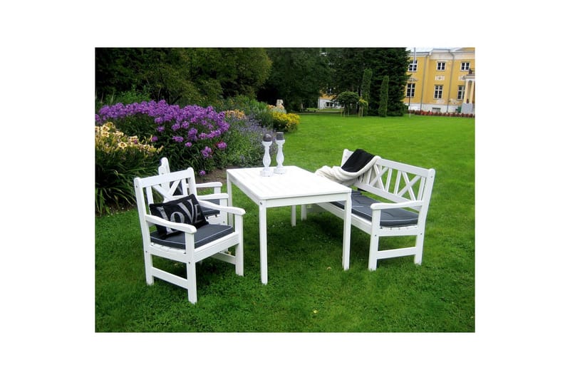 Utomhusbord Europe 150 cm - Vit - Utemöbler & utemiljö - Utebord & trädgårdsbord - Matbord utomhus