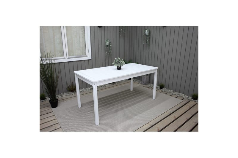 Utomhusbord Europe 150 cm - Vit - Utemöbler & utemiljö - Utebord & trädgårdsbord - Matbord utomhus