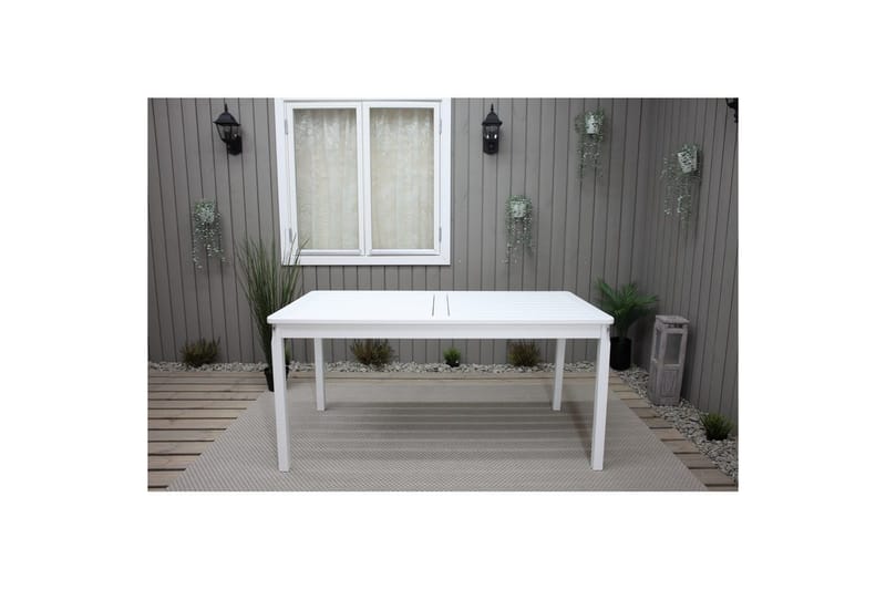 Utomhusbord Europe 150 cm - Vit - Utemöbler & utemiljö - Utebord & trädgårdsbord - Matbord utomhus