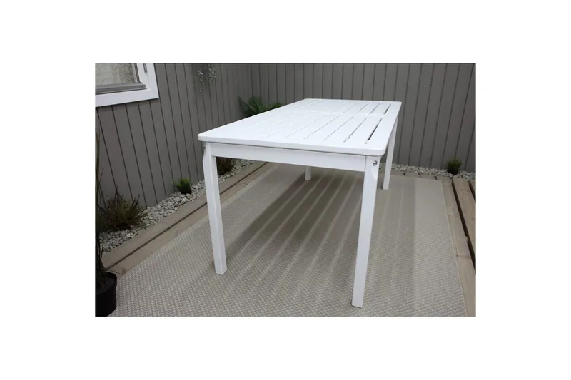 Utomhusbord Europe 150 cm - Vit - Utemöbler & utemiljö - Utebord & trädgårdsbord - Matbord utomhus