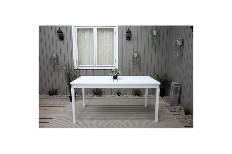 Utomhusbord Europe 150 cm - Vit - Utemöbler & utemiljö - Utebord & trädgårdsbord - Matbord utomhus