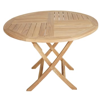 Utomhusbord Milano fällbart bord Ø100 cm - trä - Utemöbler & utemiljö - Utebord & trädgårdsbord - Matbord utomhus