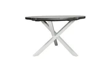 Utomhusbord Scottsdale Runt - Shabby Chic Grå med Vita ben - Utemöbler & utemiljö - Utebord & trädgårdsbord - Matbord utomhus