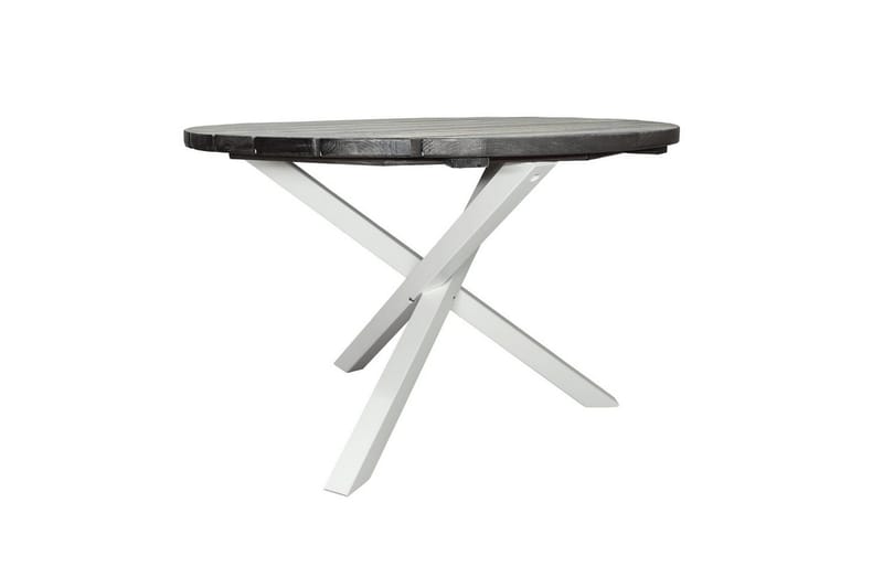 Utomhusbord Scottsdale Runt - Shabby Chic Grå med Vita ben - Utemöbler & utemiljö - Utebord & trädgårdsbord - Matbord utomhus